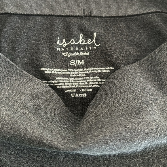 Isabel Maternity Grey Leggings Size s/M - Picture 5 of 5